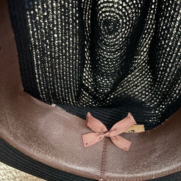 Resistol Self Conforming Size 6 3/4 Black Fedora Hat - Picture 10 of 11